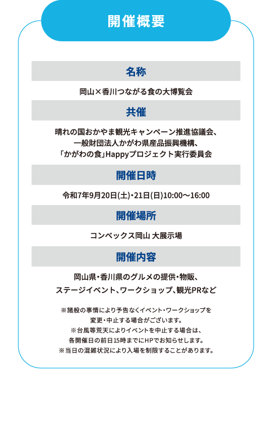 開催概要