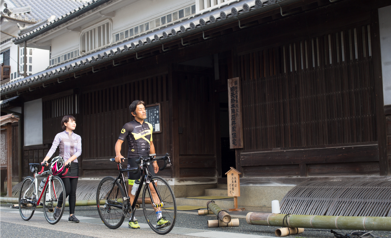 矢掛の町並み