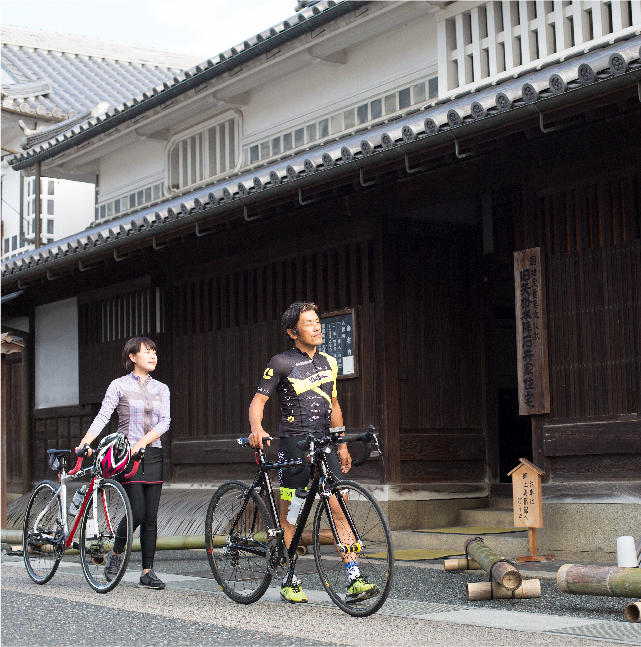 矢掛の町並み