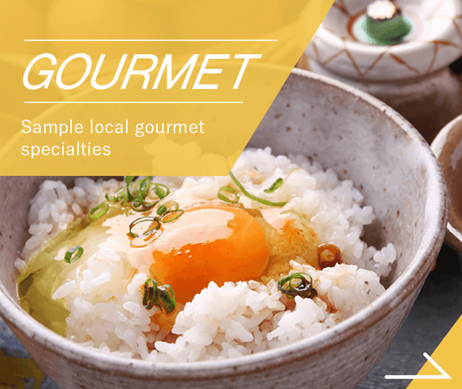 GOURMET Sample local gourmet specialties