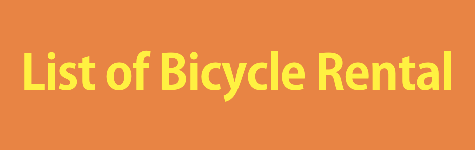 List of Bicycle Rental