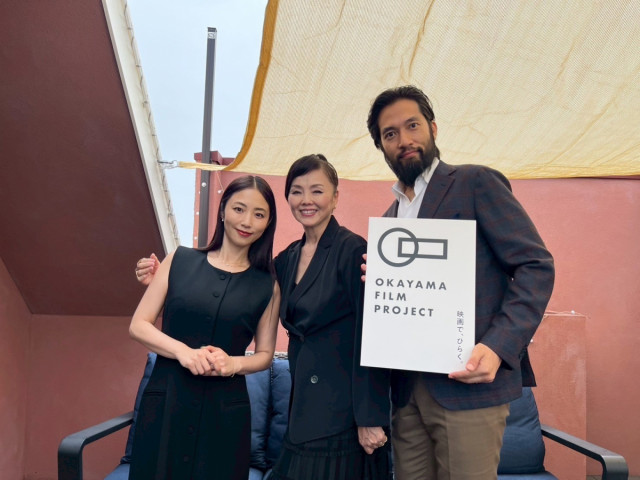 「岡山フィルムプロジェクト 制作報告会見」が開催されました