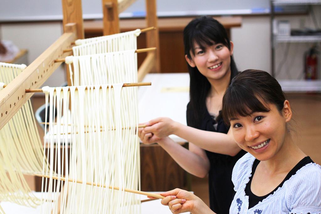 手延べうどん作り体験