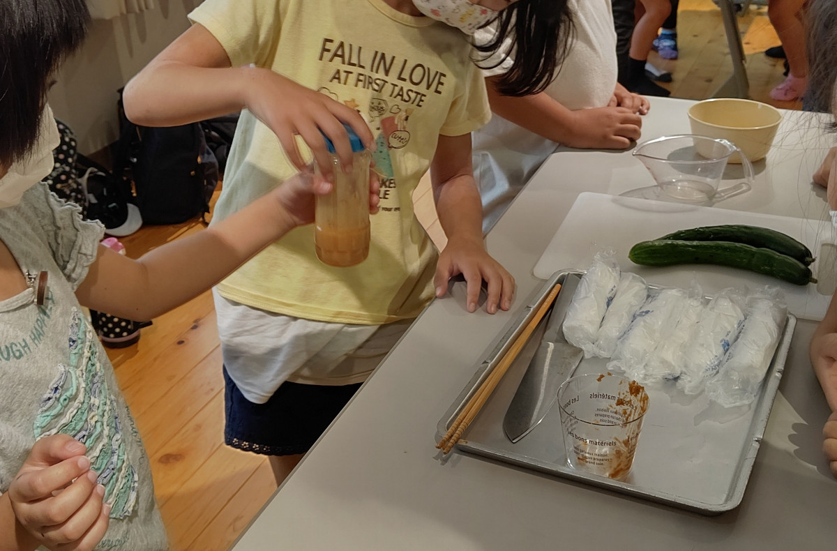 ドレッシング作り