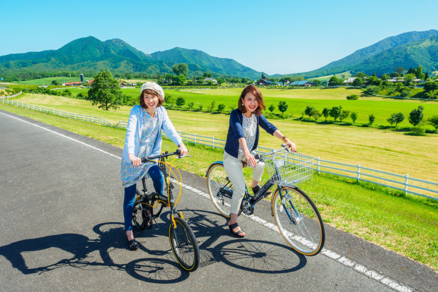 寄り道サイクリングを楽しむ！  女子旅in蒜山高原  1泊2日コース