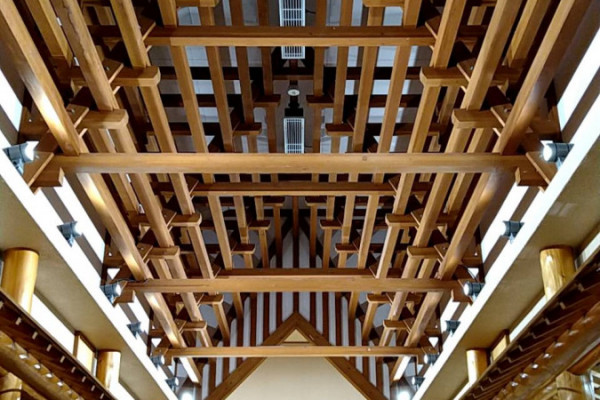 組木の天井