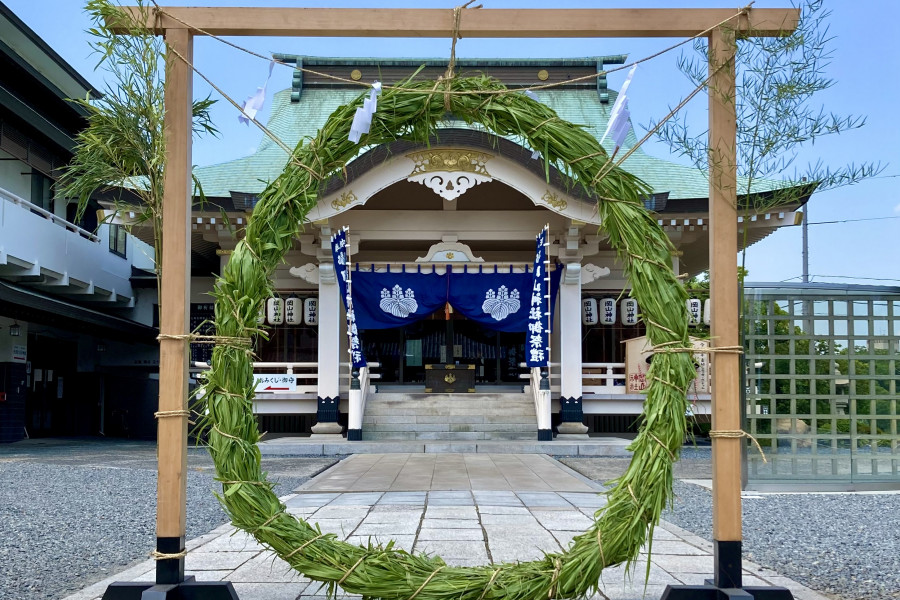 岡山神社 茅輪祭（わくぐり祭）