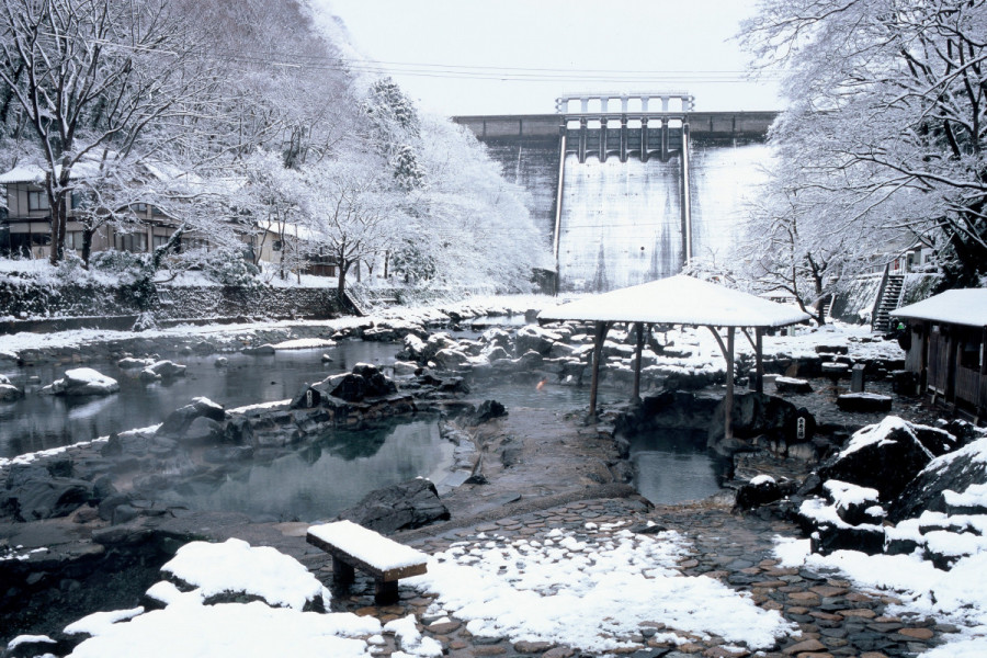 湯原温泉砂湯