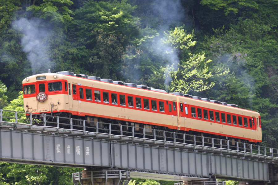 春のみまさかスローライフ列車　JR因美線（津山駅～那岐駅）