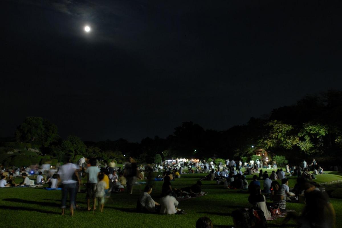 岡山後楽園　名月観賞会