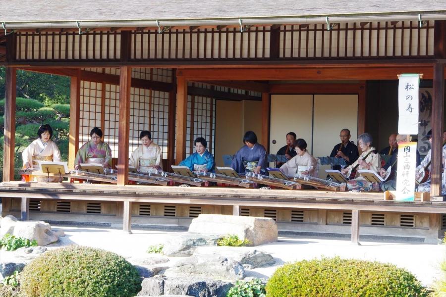 岡山後楽園「初春祭」