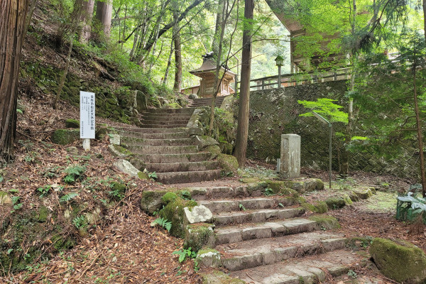 琴弾の滝までの道中