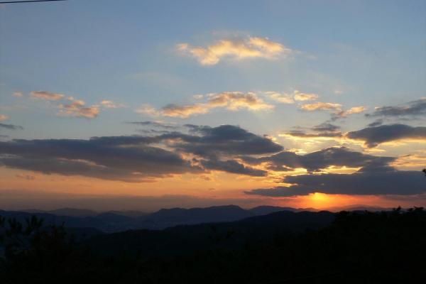 夕日