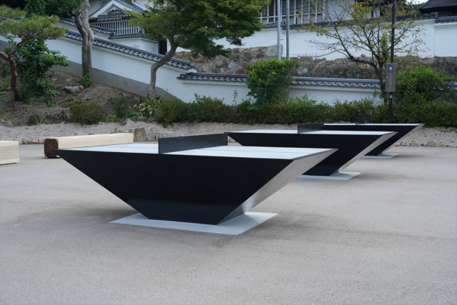 城下スクエア　ジャコモ・ザガネッリ『津山ピンポン広場（Tsuyama Ping Pong Platz）』（14:00着／14:30発）