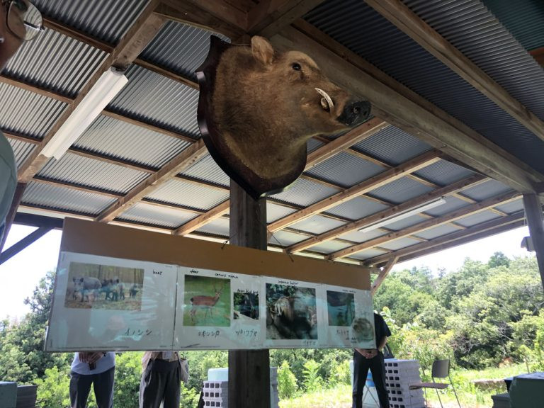 空の猟師小屋