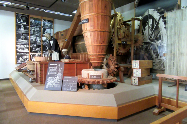 手延素麺展示