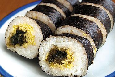 葉わさび入巻き寿司