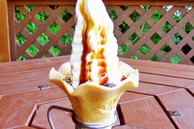 しょうゆぶっかけソフトクリーム