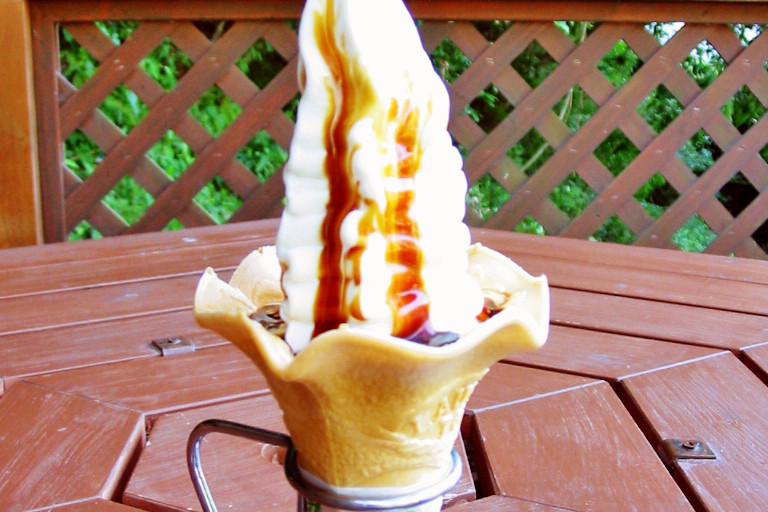 しょうゆぶっかけソフトクリーム