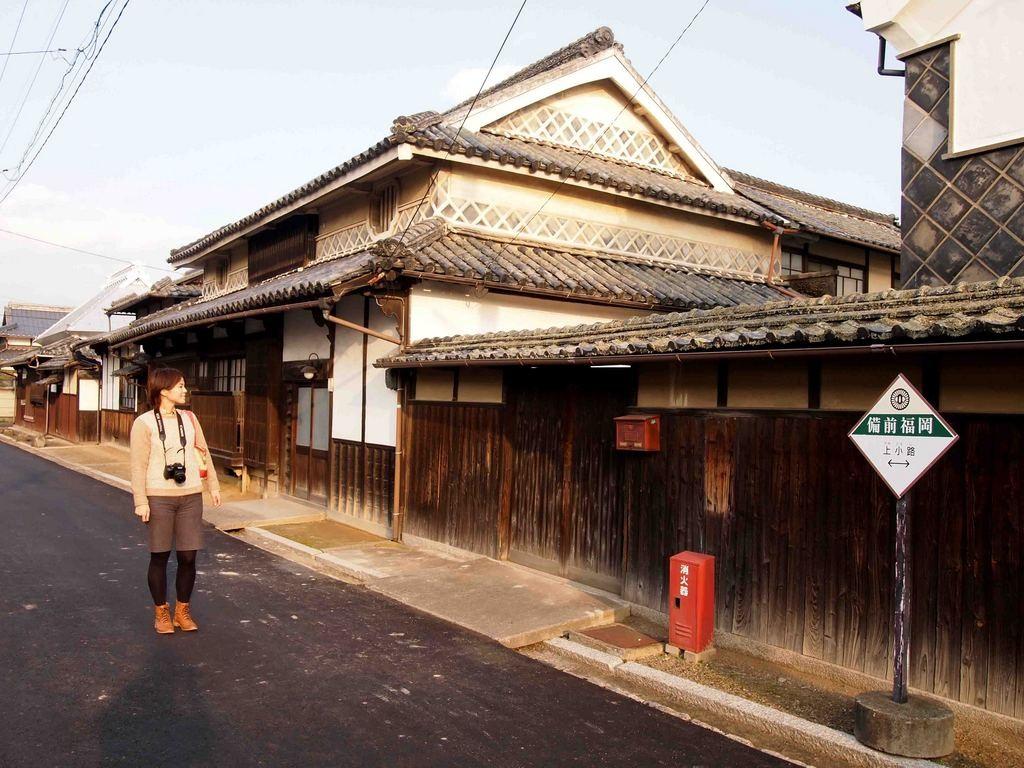 備前福岡の町並み