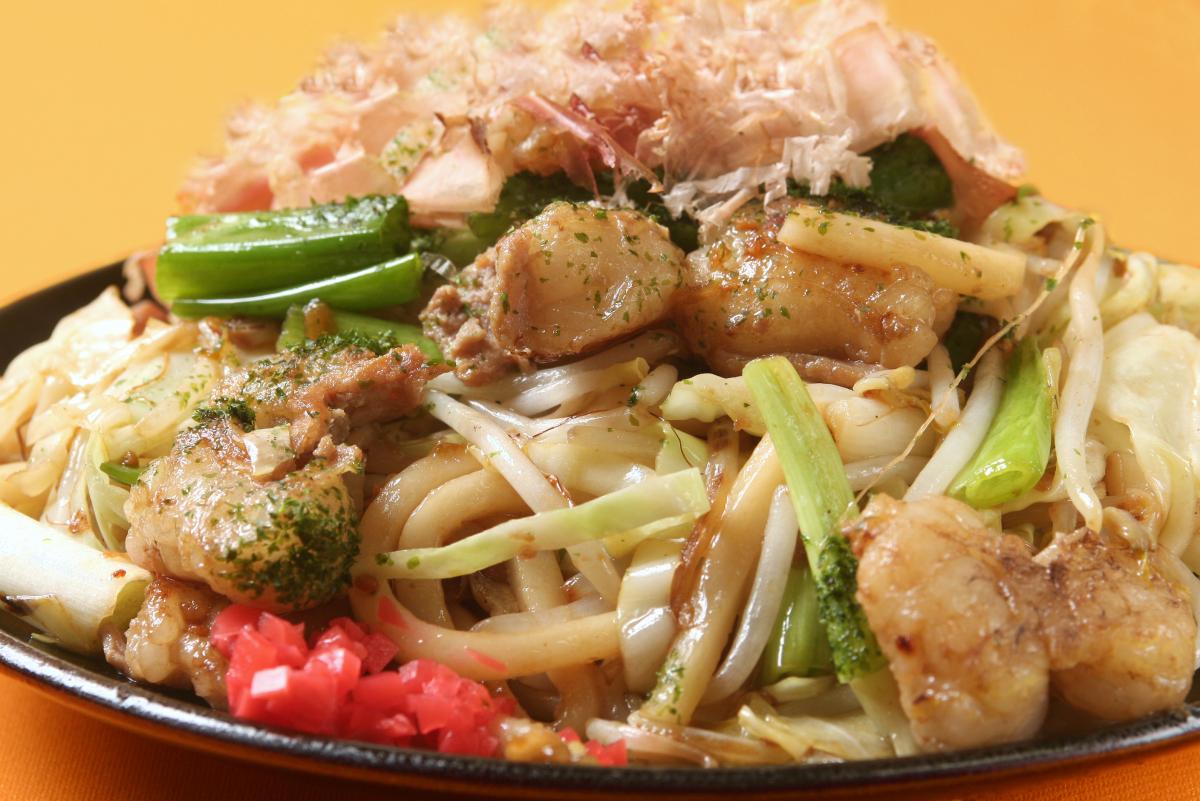 ホルモンうどん