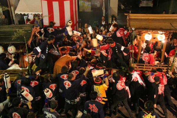 久世祭り　だんじり喧嘩