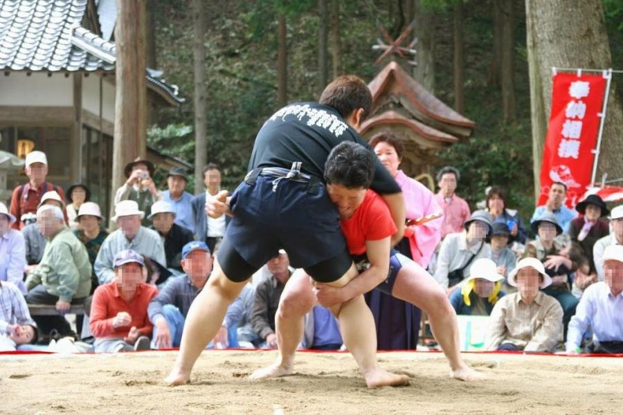 【中止】上齋原神社春祭り 奉納おんな相撲大会