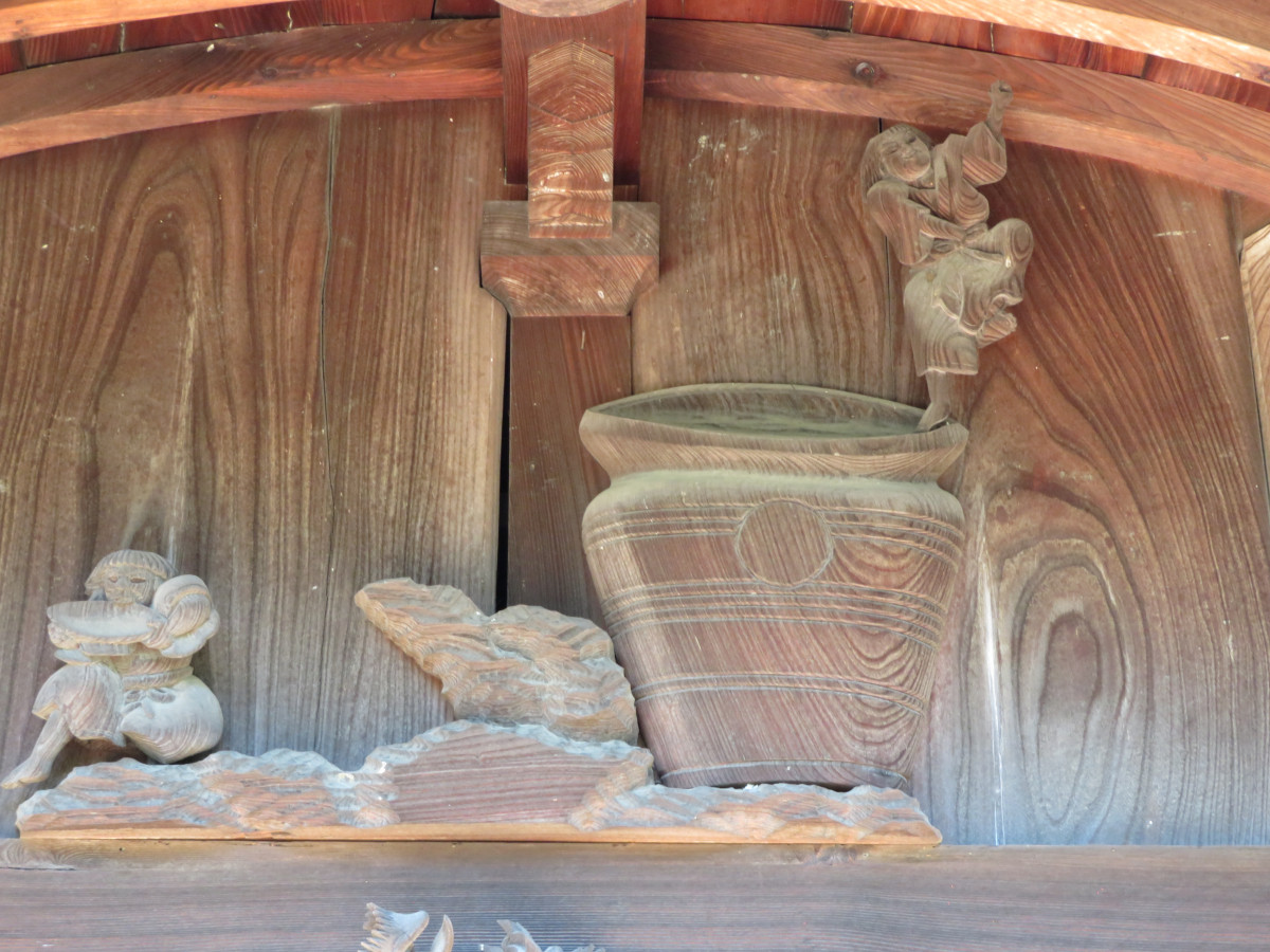 戦勝祝いの酒宴模様（軍神社）