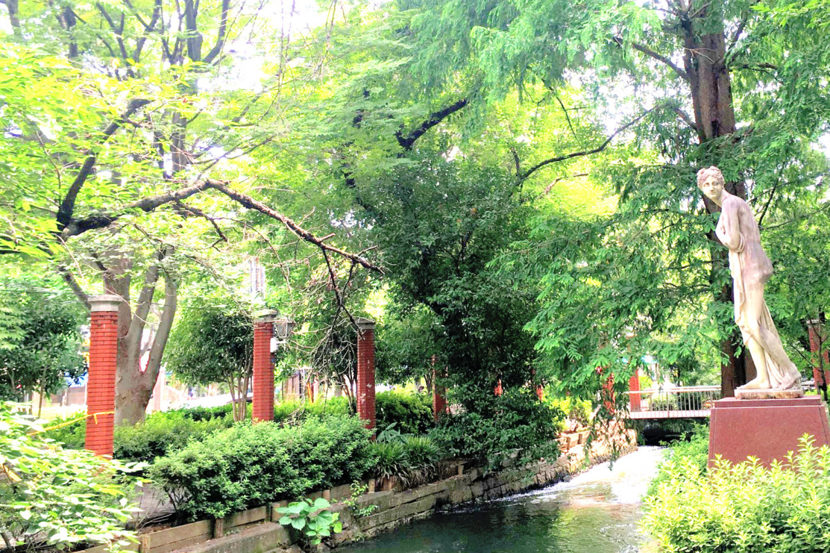 季節の彩りを楽しめる！「西川&枝川」緑道でヒンヤリ水辺さんぽ