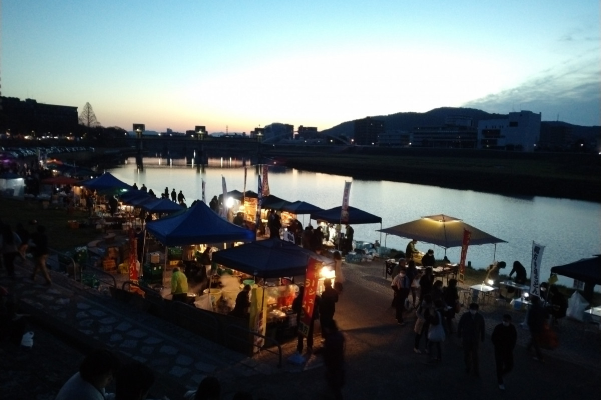 「京橋朝市」とは？岡山市で毎月第1日曜日に開かれる人気の朝市に行ってみた！