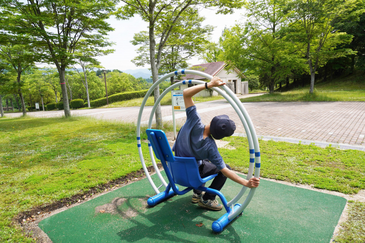 インクルーシブな「奈義町総合運動公園」で誰でも気軽に健康づくり