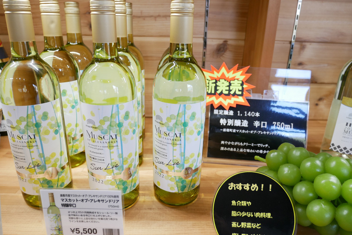 香り高いマスカットワイン！倉敷市にある「ふなおワイナリー」を工場見学