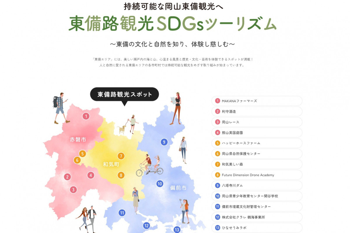 東備路観光SDGｓツーリズム公式サイト