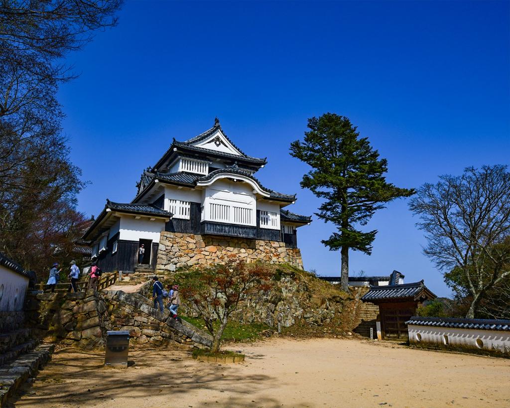 日本 で 唯一 天守閣 が 現存 し て いる 山城