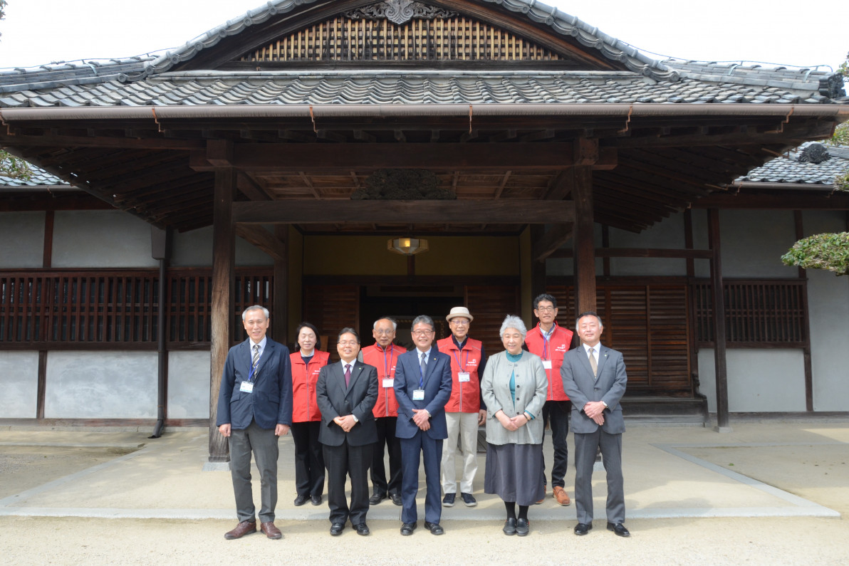 後楽塾生の出発式