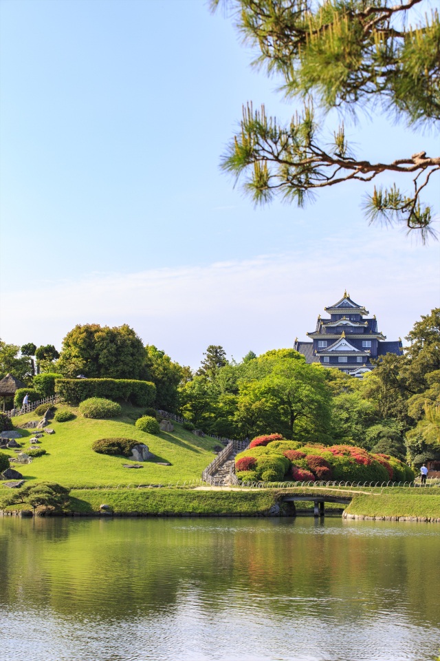 岡山後楽園（縦）
