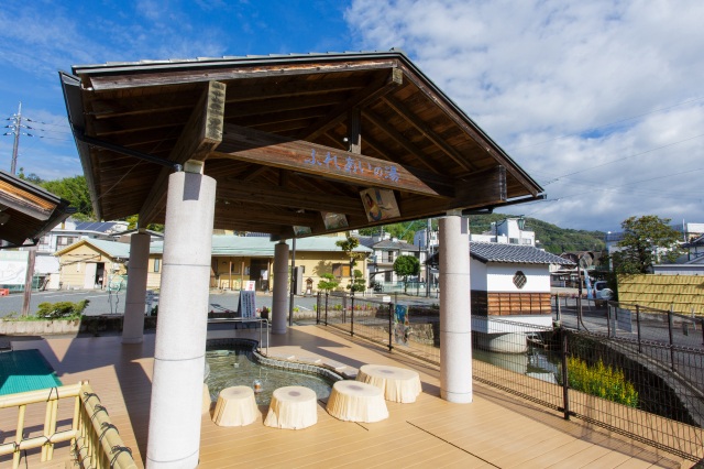 湯郷温泉　足湯（ふれあいの湯）