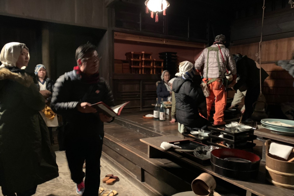 西江邸（撮影中）