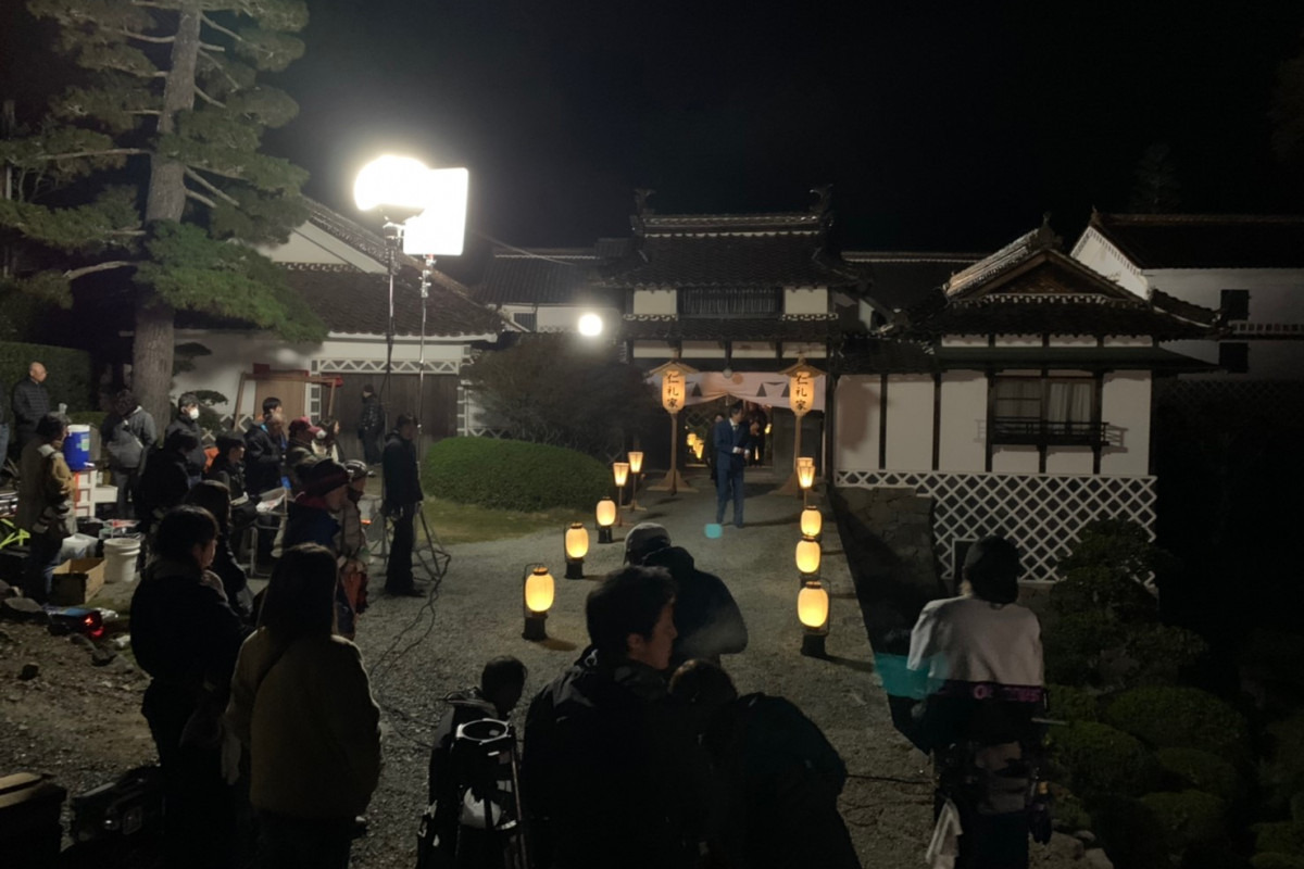 西江邸（撮影中）