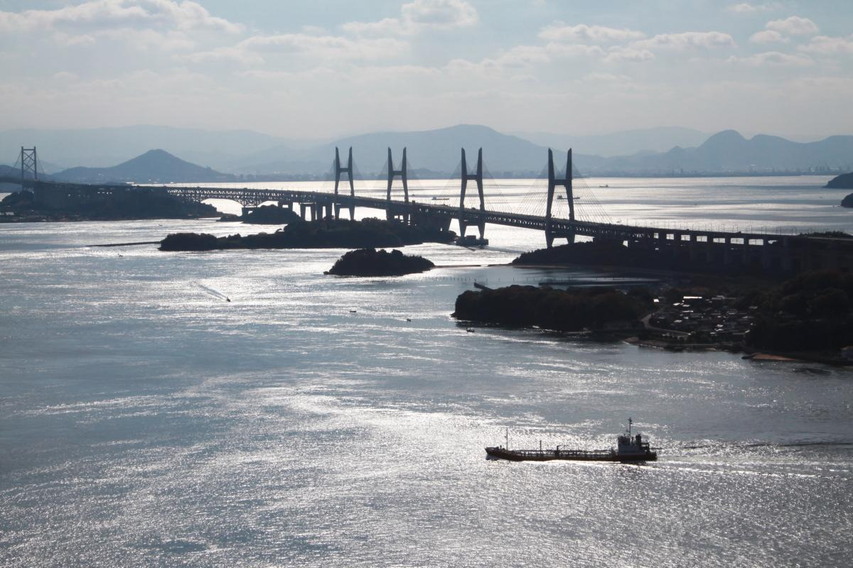 冬の瀬戸内海（山頂）