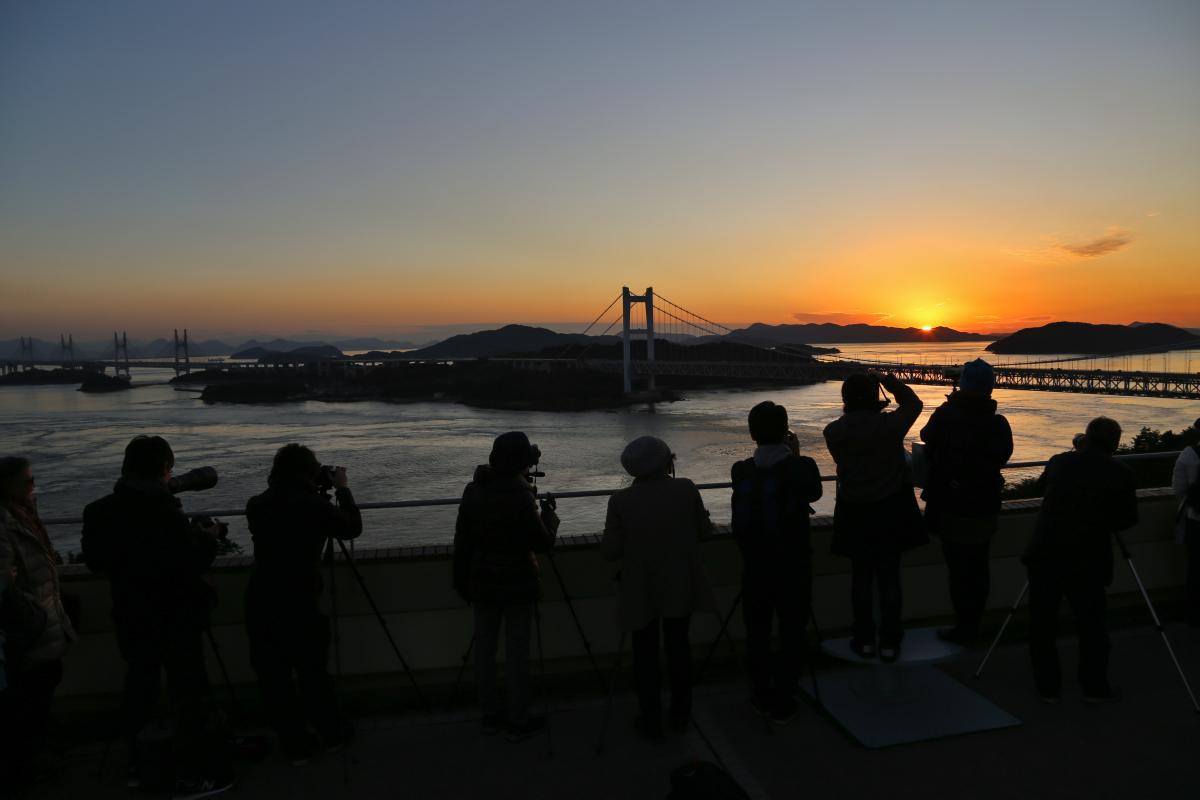 鷲羽山（夕日）