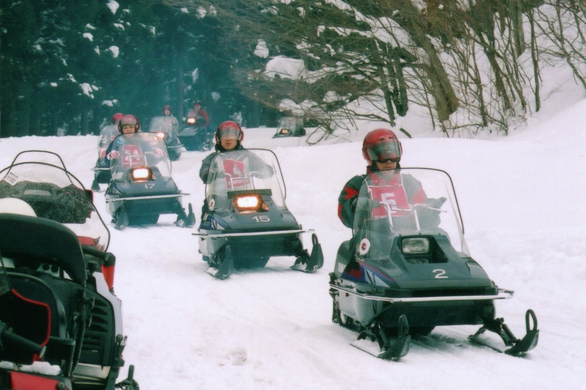 スノーモビルランドinナチュラル泉源
