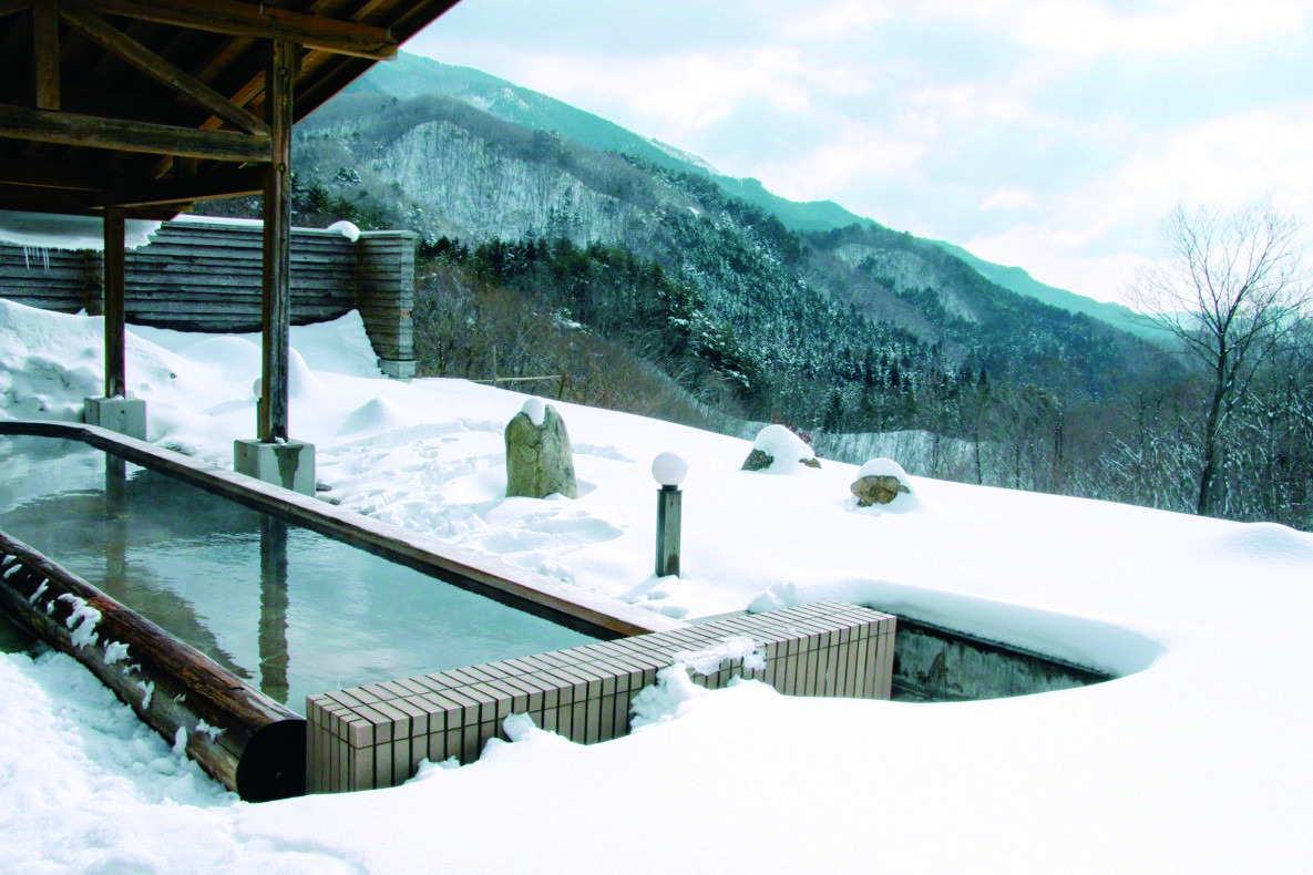 のとろ温泉「天空の湯」(鏡野町)