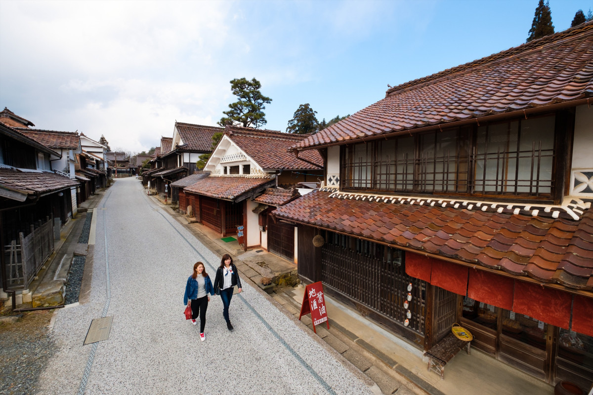 吹屋の町並み