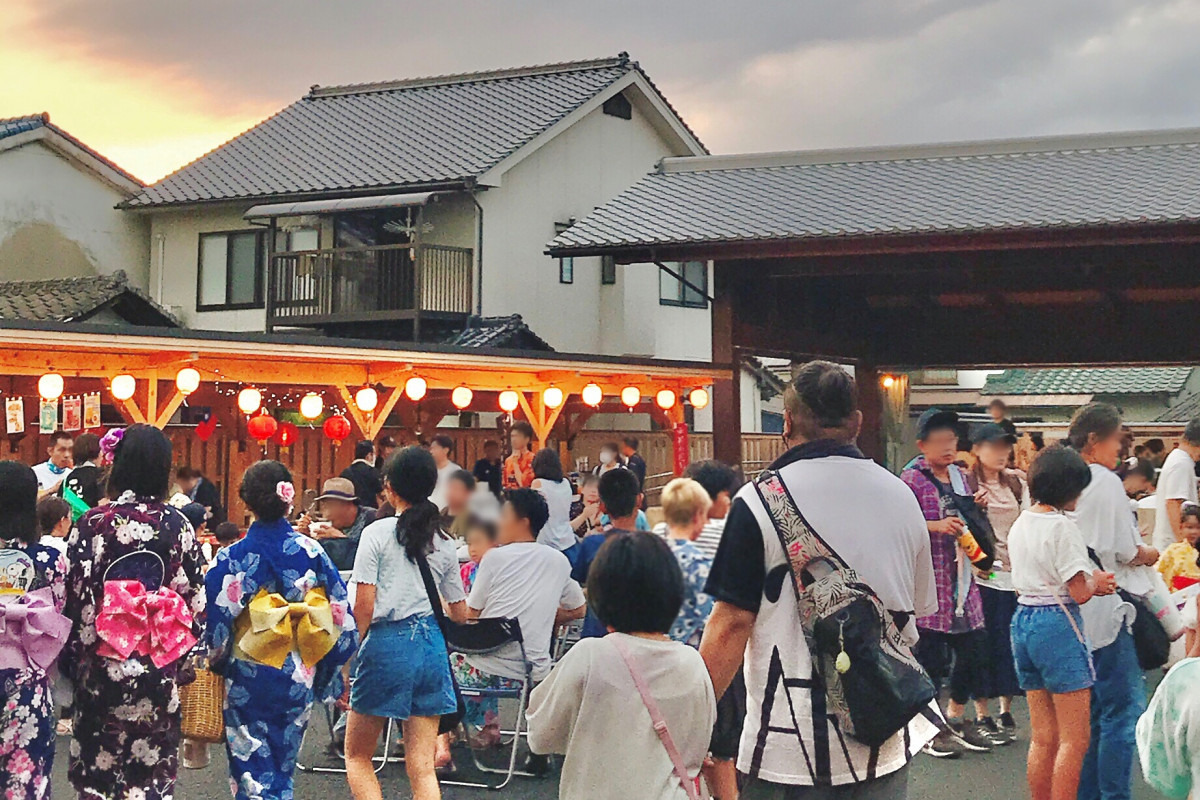 ビアガーデン(やかげ西町イベント広場)