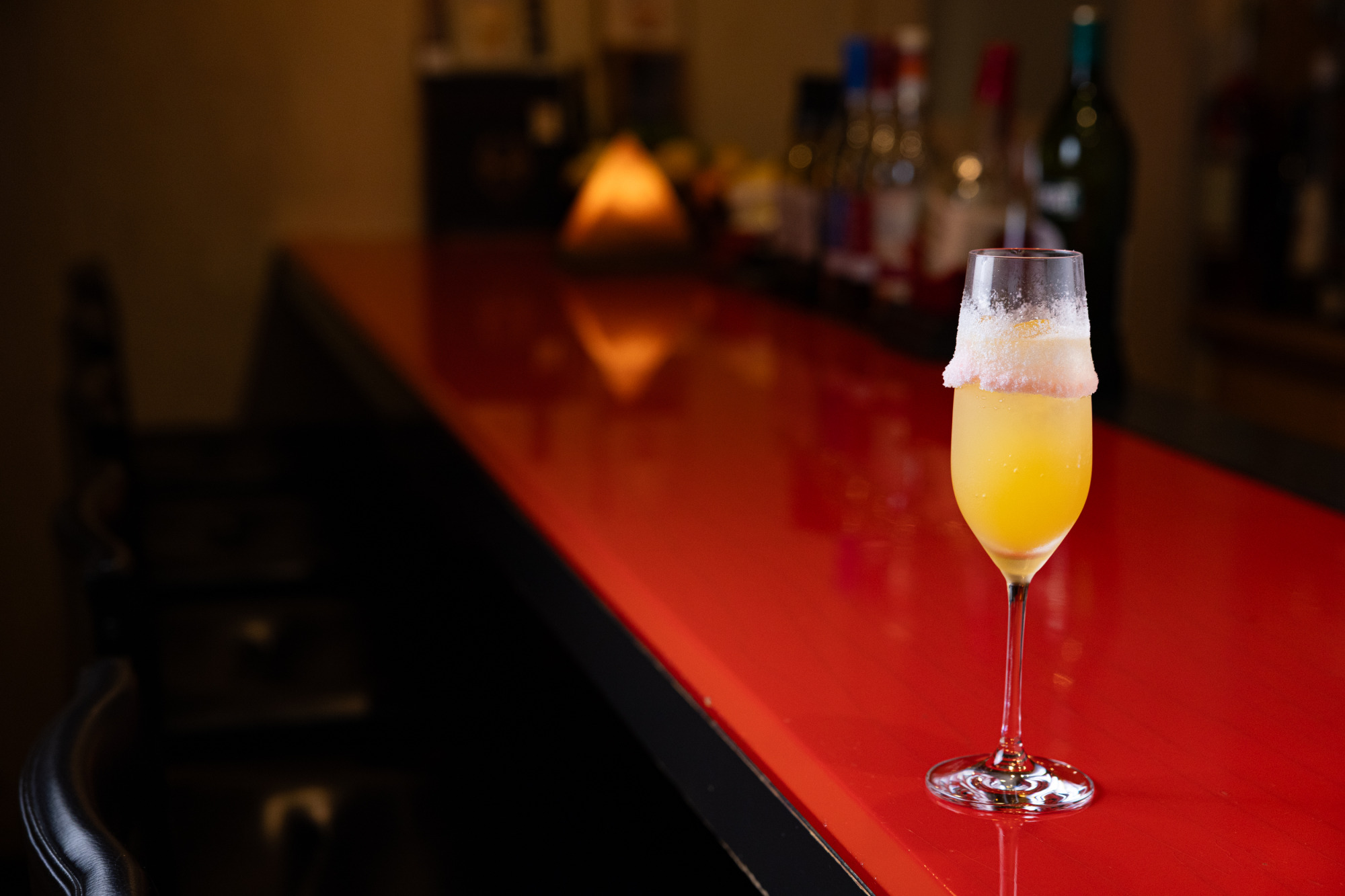 「季節のフルーツのロングカクテル」1,200〜1,400円