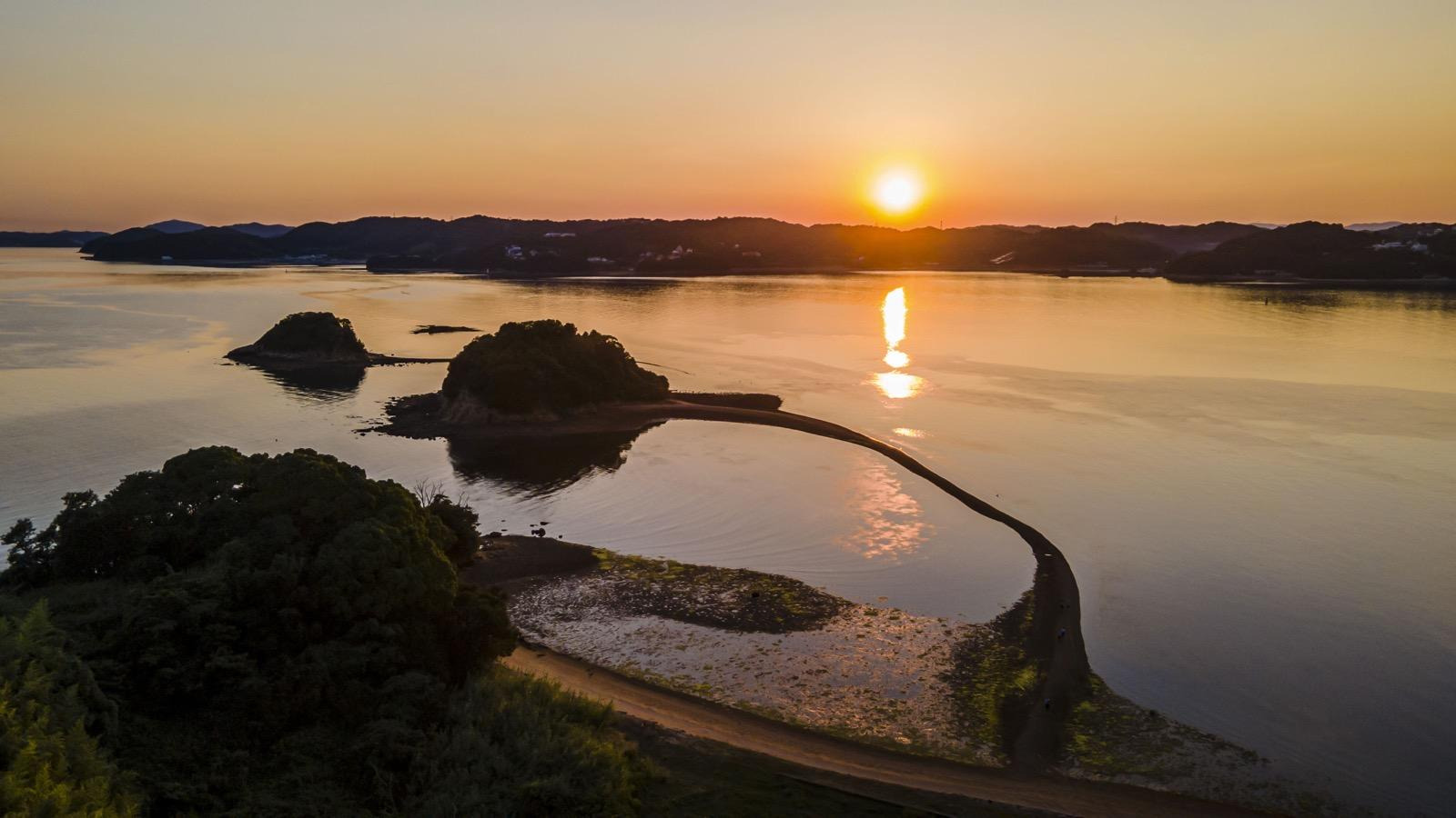 夕陽とヴィーナスロード