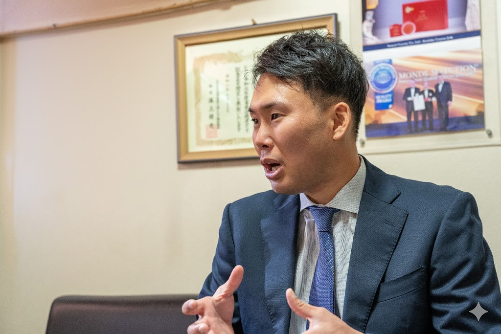 常務取締役の角南勇気さん