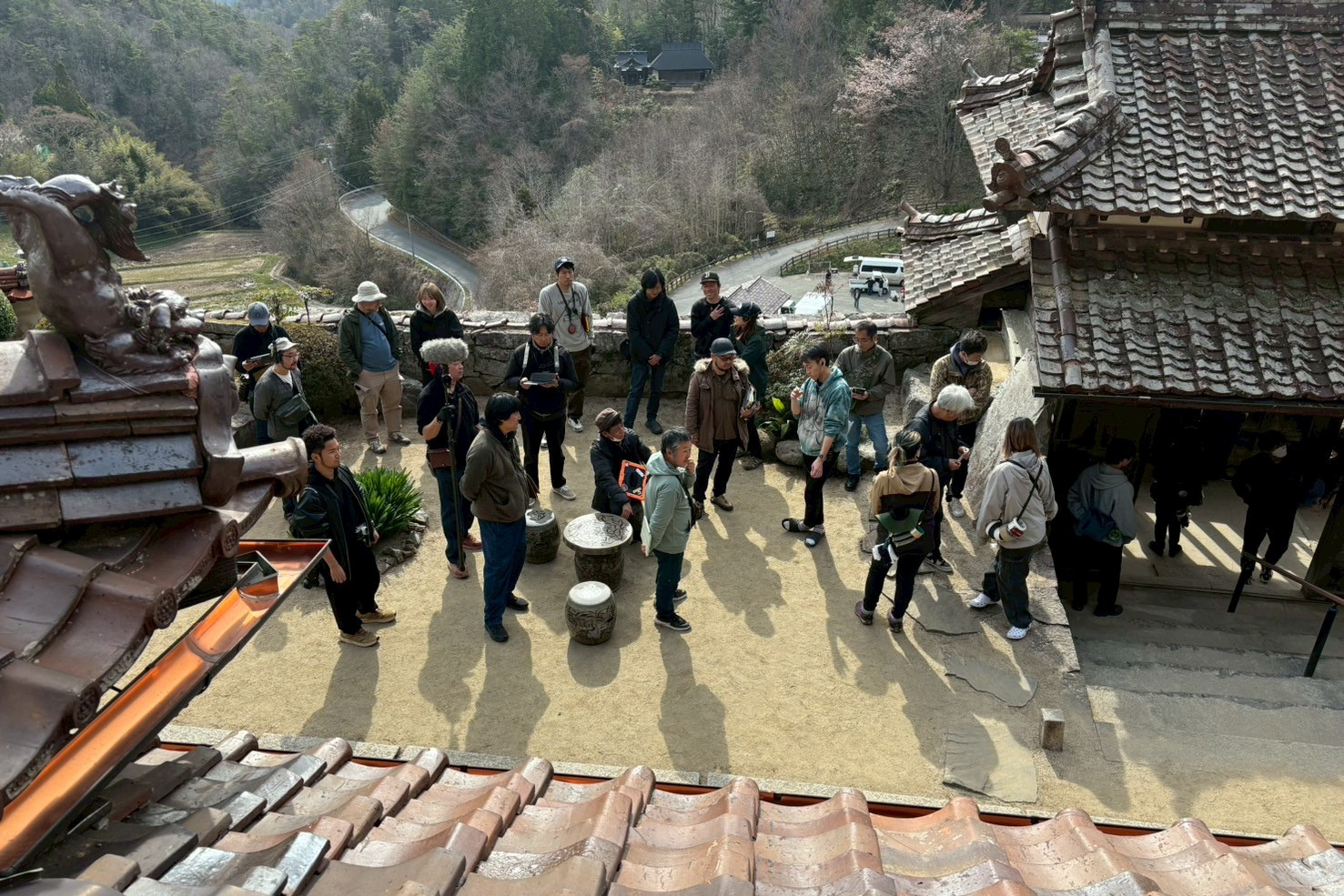撮影風景:広兼邸