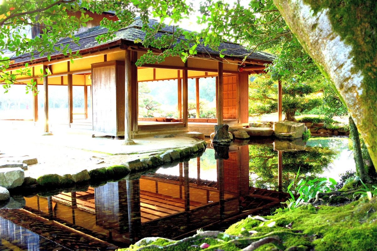 朝が圧倒的に美しい!「岡山後楽園」の光の世界